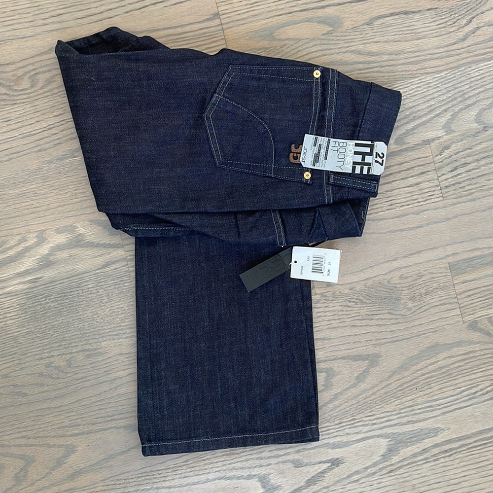 Joe’s Jeans THE HONEY  Booty Fit size 27 dark blue curvy. - Picture 2 of 6